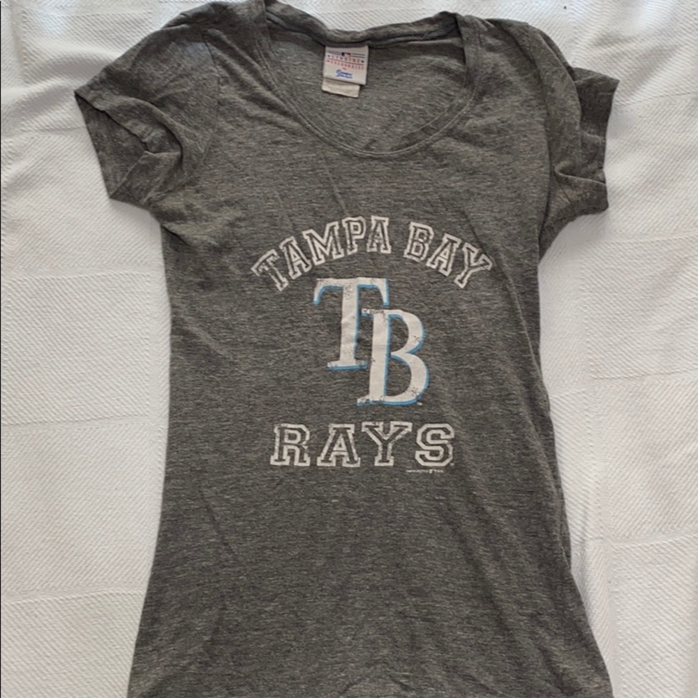 Grey Tampa bay Rays T-shirt